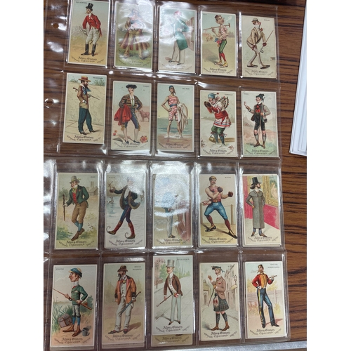 78 - Allen & Ginter. Complete set in plastic sleeves Worlds Dudes generally fair to good. Cat. £1,500. (S... 