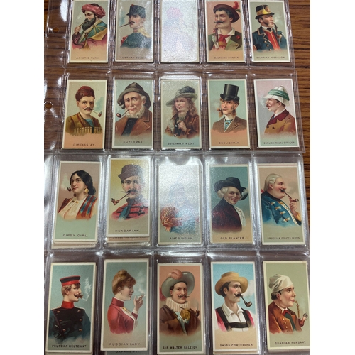 79 - Allen & Ginter. Complete set in plastic sleeves Worlds Smokers generally fair to good. Cat. £1,300. ... 