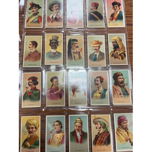 79 - Allen & Ginter. Complete set in plastic sleeves Worlds Smokers generally fair to good. Cat. £1,300. ... 