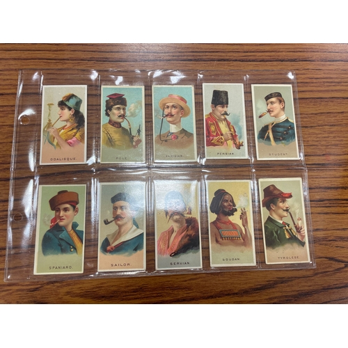 79 - Allen & Ginter. Complete set in plastic sleeves Worlds Smokers generally fair to good. Cat. £1,300. ... 