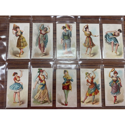 84 - Kimball. Complete set in plastic sleeves Dancing Women generally fair to good. Cat. £1,600. (See pho... 