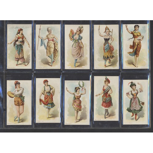 84 - Kimball. Complete set in plastic sleeves Dancing Women generally fair to good. Cat. £1,600. (See pho... 