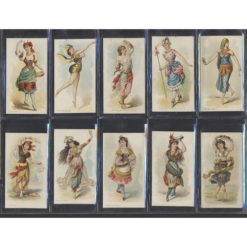 84 - Kimball. Complete set in plastic sleeves Dancing Women generally fair to good. Cat. £1,600. (See pho... 