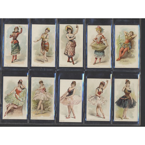 84 - Kimball. Complete set in plastic sleeves Dancing Women generally fair to good. Cat. £1,600. (See pho... 