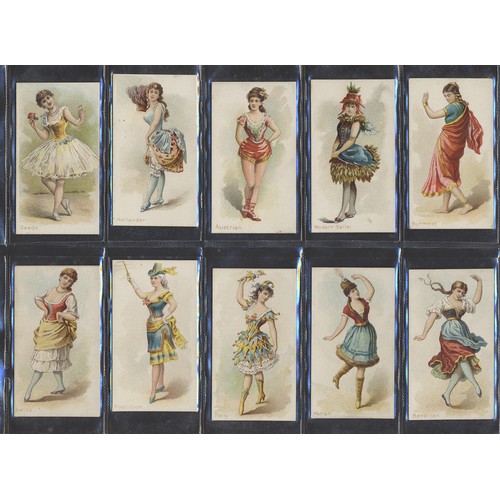 84 - Kimball. Complete set in plastic sleeves Dancing Women generally fair to good. Cat. £1,600. (See pho... 