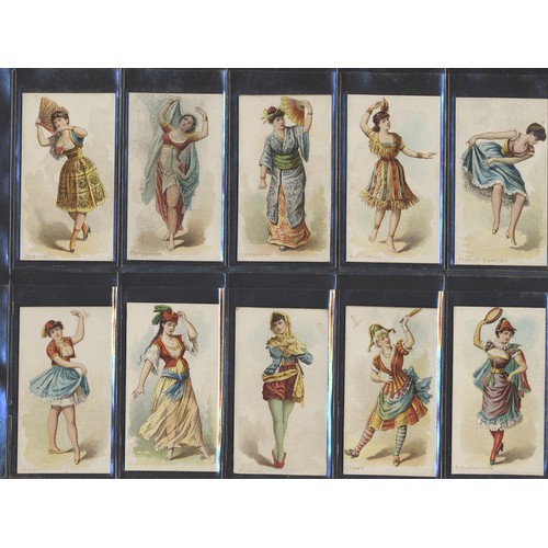 84 - Kimball. Complete set in plastic sleeves Dancing Women generally fair to good. Cat. £1,600. (See pho... 