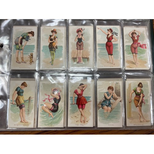 85 - Kimball. Complete set in plastic sleeves Fancy Bathers generally fair to good. Cat. £1,600. (See pho... 