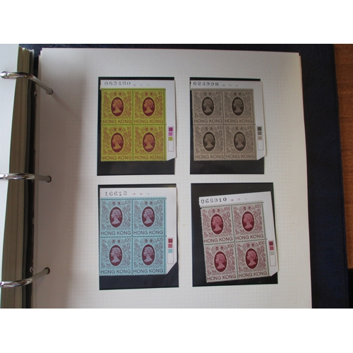 164 - Hong Kong. KGVI-QEII M/U coln in 2 binders incl 1942 set U, 1946 vals in blocks of 4 UM, 1948 RSW $1... 