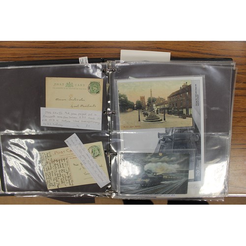 19 - Worldwide, broad, early-middle period covers and postcards coln in 7 binders. Incl China 1933 Shangh... 