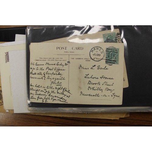 19 - Worldwide, broad, early-middle period covers and postcards coln in 7 binders. Incl China 1933 Shangh... 