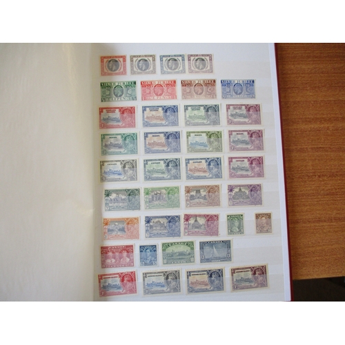 131 - 1935 Silver Jubilee. Mostly M, mostly complete in stockbook, though no Egypt and Swaziland, Turks, M... 