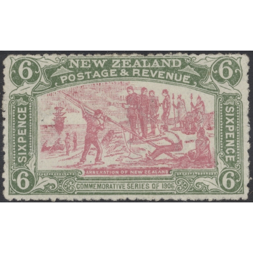 189 - New Zealand. QV-QEII M/U coln in 5 albums, incl 1855-62 large star Chalons to 1/- U, 1855-62 no wmk ... 