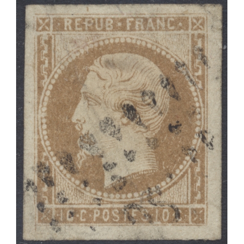 209 - France. Early to modern used coln in 2  SG Devon albums, incl 1849 Ceres vals to 1f, 1852-3 Napoleon... 