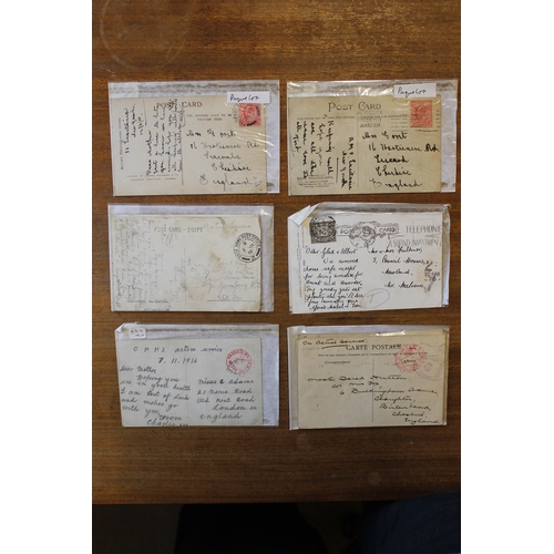 289 - Postal History. A mainly GB coln of pmks on cards ranging QV-QEII, but vast majority of value to be ... 