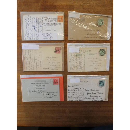 289 - Postal History. A mainly GB coln of pmks on cards ranging QV-QEII, but vast majority of value to be ... 