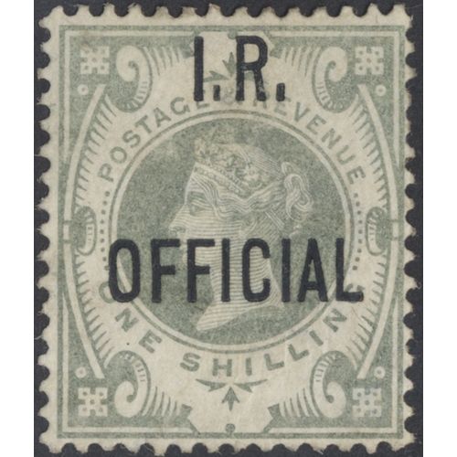 389 - Officials. QV-KEVII range Officials M on album leaves incl 1882-01 Inland Revenue vals to 1/-, plus ... 