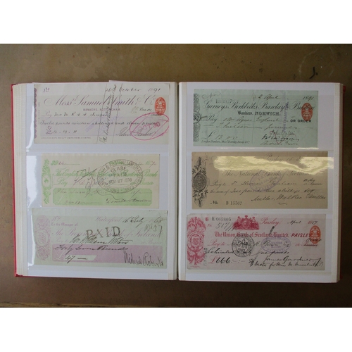 46 - World misc early to modern M/U coln in 2 albums and loose, incl 1841 1d reds M/C with numeral cancel... 