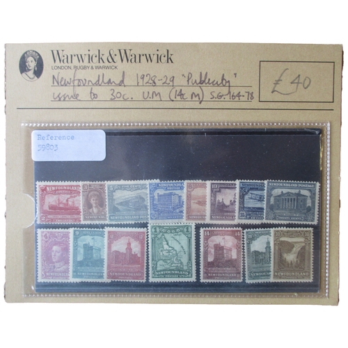 48 - World misc M/U accum, mostly modern, with several older BC sets, pairs and singles on stock cards (N... 