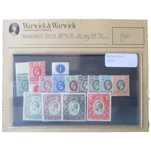 48 - World misc M/U accum, mostly modern, with several older BC sets, pairs and singles on stock cards (N... 