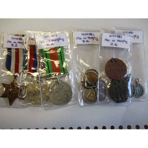 13 - Mixed range marked in individual medal sleeves but most without provenance with:
1. WW1 BWM to 68852... 