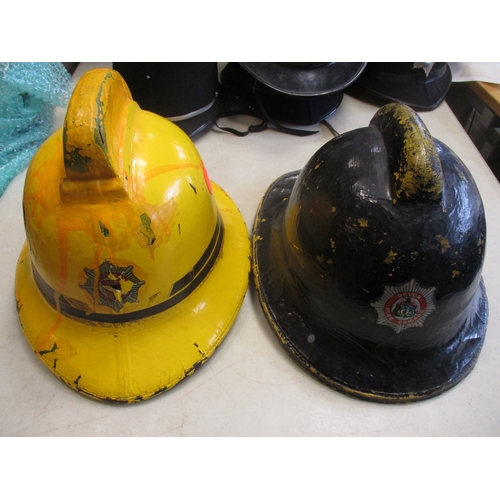 152 - Mainly civilian services headdress collection with Police helmets (3 including Thames Valley & Metro... 