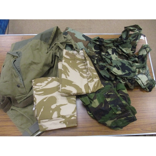 164 - Uniform range including RAPC Major's khaki battle dress jacket, No 2 Dress jacket & trousers, leathe... 