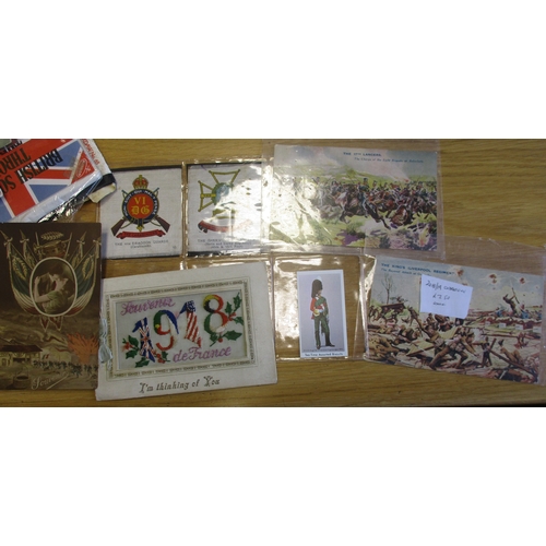 166 - Mixed collection including old BRCS uniform, 3 x 1914 Xmas tins, USAF Air Gunner wings by Meyer, tre... 