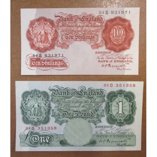 192 - Range with £1 Catterns U15, Peppiatt 1934 01O and O'Brien S85S replacement extremely fine, K52A near... 