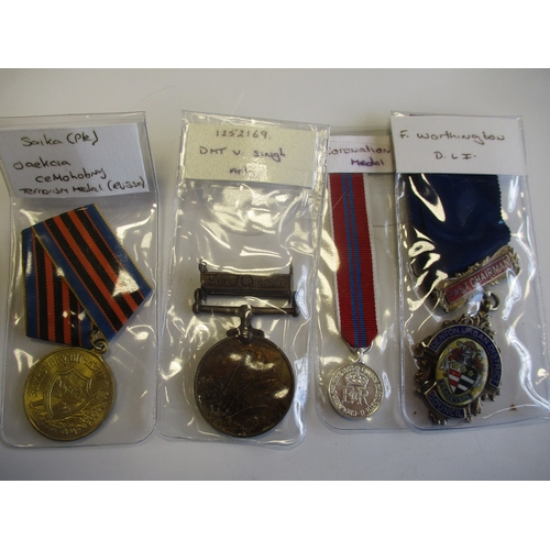 20 - Mixed range with:
1. National Fire Brigades Union Medal (Bronze) No 1126 engraved to Arthur Hutching... 