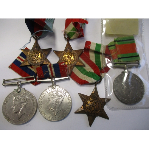 3 - Mixed range with:
1. WW2 1939-1945, Africa, Italy Stars and BWM all privately named to 320767 Sgt W ... 