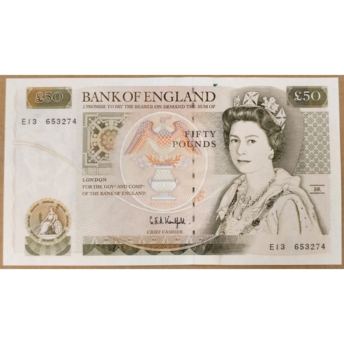 300 - G.E.A Kentfield. Range of sequenced £50 Wren E13 653271 - E13 653275 extremely fine to good extremel... 