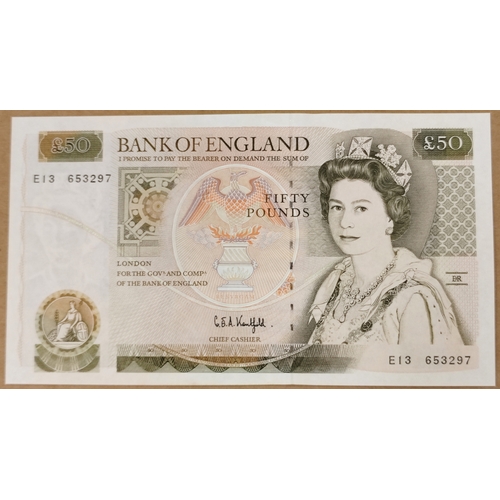 305 - G.E.A Kentfield. Range of sequenced £50 Wren E13 653296 - E13 653300 extremely fine to good extremel... 