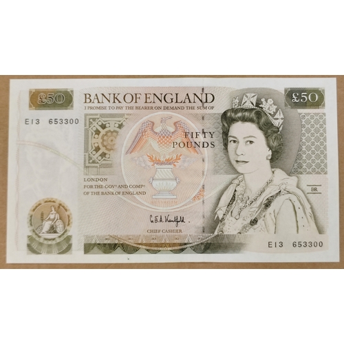 305 - G.E.A Kentfield. Range of sequenced £50 Wren E13 653296 - E13 653300 extremely fine to good extremel... 