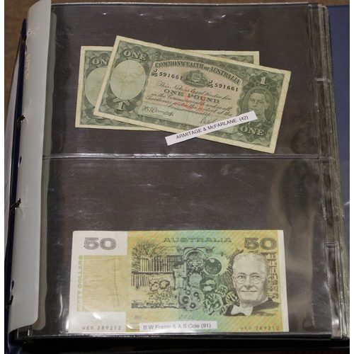 382 - Collection in album with Malaysia, Malaya 1940 25c fair, 1941 $1 fine, India, Fiji 1965 5 shillings ... 