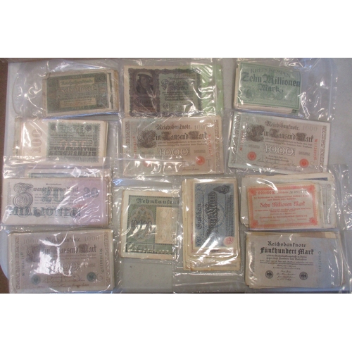 396 - Germany. Large collection of Notgeld and inflation era banknotes, generally fine to very fine. Qty 1... 