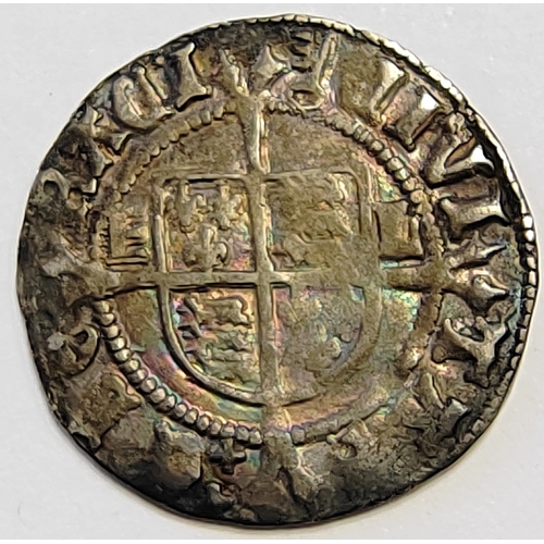 544 - Henry VIII. Archb. Lee (1531 - 44) half groat, EL beside shield, mintmark key fine, (S.2348), plus r... 