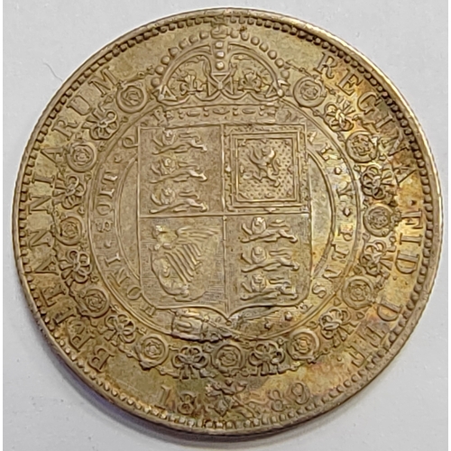 553 - Victoria collection generally fair to fine including  half crown 1889, 3d, pennies and farthings etc... 