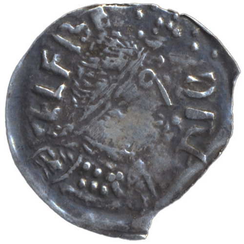 559 - Alfred the Great. London mint penny LONDONIA monogram without moneyers name, from a mount  fine. (S.... 