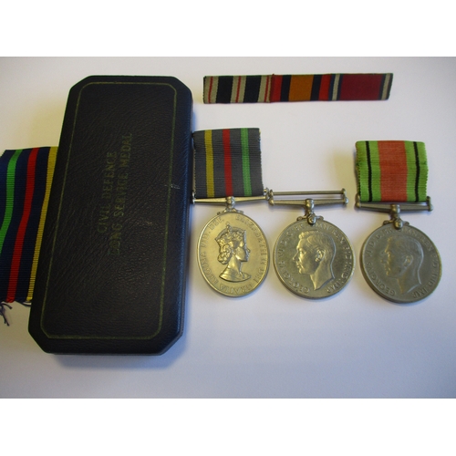 56 - Bubb family range of medals with:
1. 1919 King's Police Medal for gallantry engraved to Thomas Willi... 