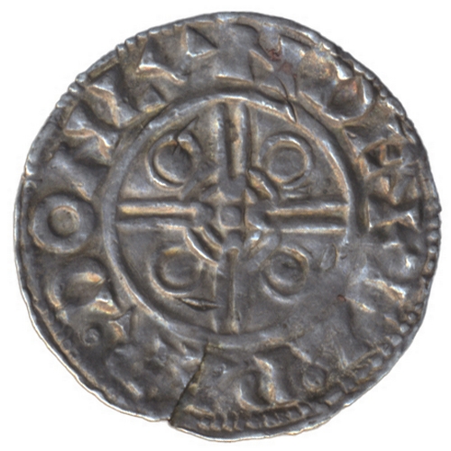 561 - Cnut. Pointed helmet penny very fine. (S.1158) (See photo) (Y)