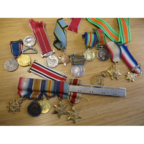 6 - Miniature medal collection including WW1 MM & trio, MC, MBE (2), Greek Gold Cross, Greek DCM with 19... 