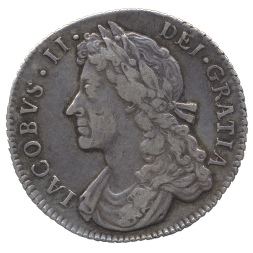 601 - 1688/7 sixpence nearly very fine. (See photo) (Y)