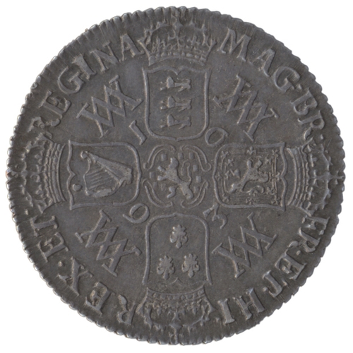 602 - 1693 sixpence nearly very fine. (See photo) (Y)