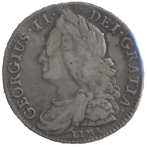 608 - 1745 LIMA half crown near very fine. (See photo) (Y)