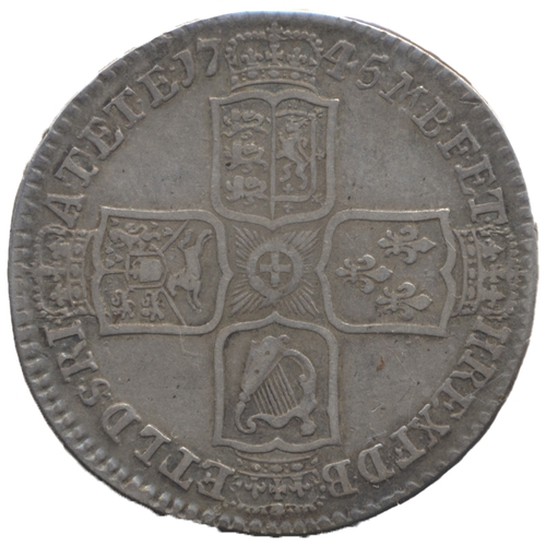 608 - 1745 LIMA half crown near very fine. (See photo) (Y)