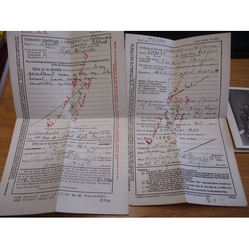 64 - WW1 BWM, Victory Medal and KGVI Royal Air Force LSGC to 356570 Act/Sgt C.A. Abbott R.A.F. (69472 Pte... 