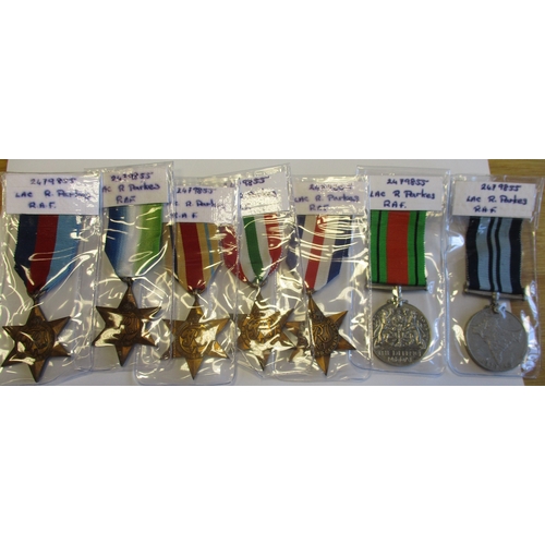 9 - Mixed range of RAF and Merchant Navy marked in individual medal sleeves but most without provenance ... 