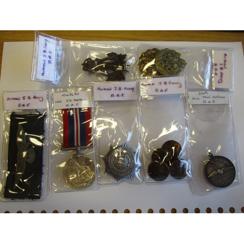 9 - Mixed range of RAF and Merchant Navy marked in individual medal sleeves but most without provenance ... 