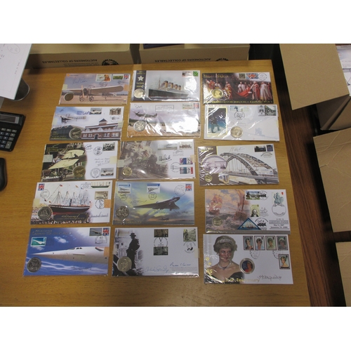 921 - 1994 to 2009 mainly Benham and Buckingham Covers collection in albums with some loose, many signed w... 