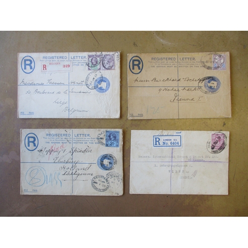 135 - Railways. Large range of KGVI/QEII TPO covers organised on leaves, QV-QEII PPCs bearing railway stat... 